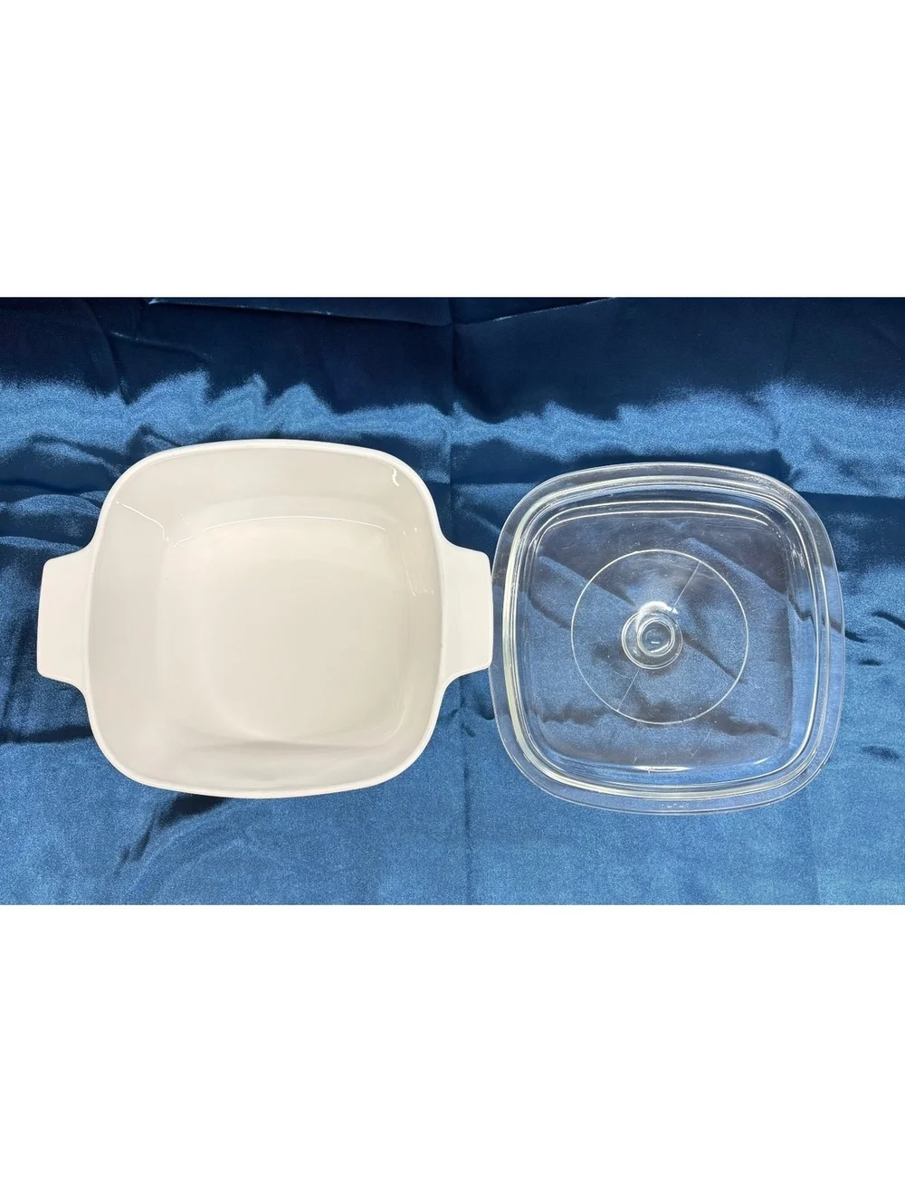 Vintage CorningWare Yellow Daisy A-1 1/2-B Casserole Dish With Pyrex P-7-C Lid